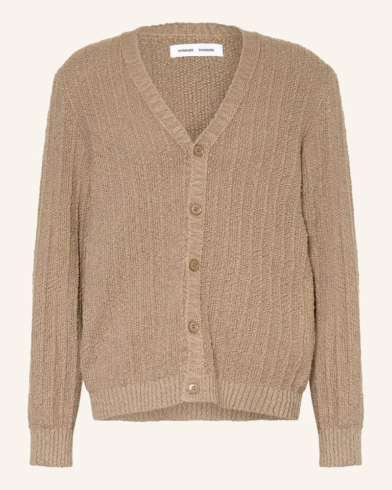 Samsøe & Samsøe Strickjacke SAMICAH Hellbraun