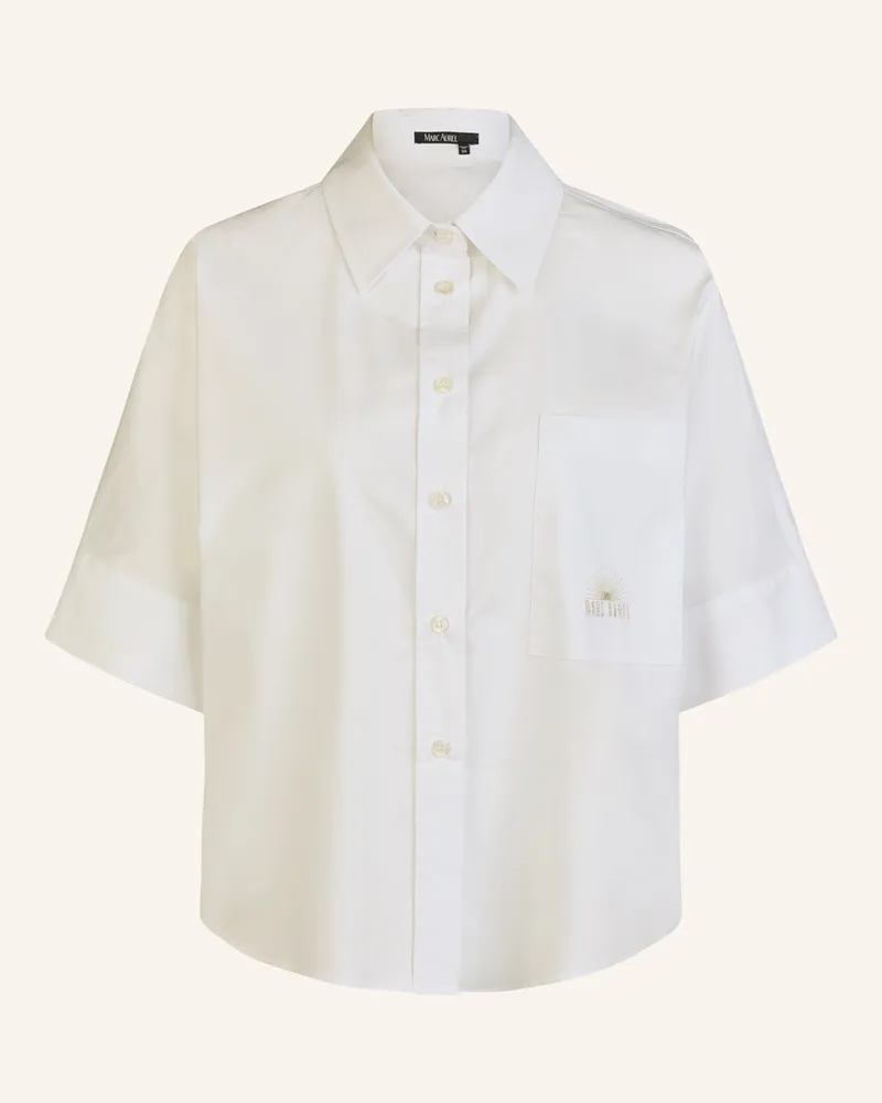 MARC AUREL Oversize Hemd Weiss