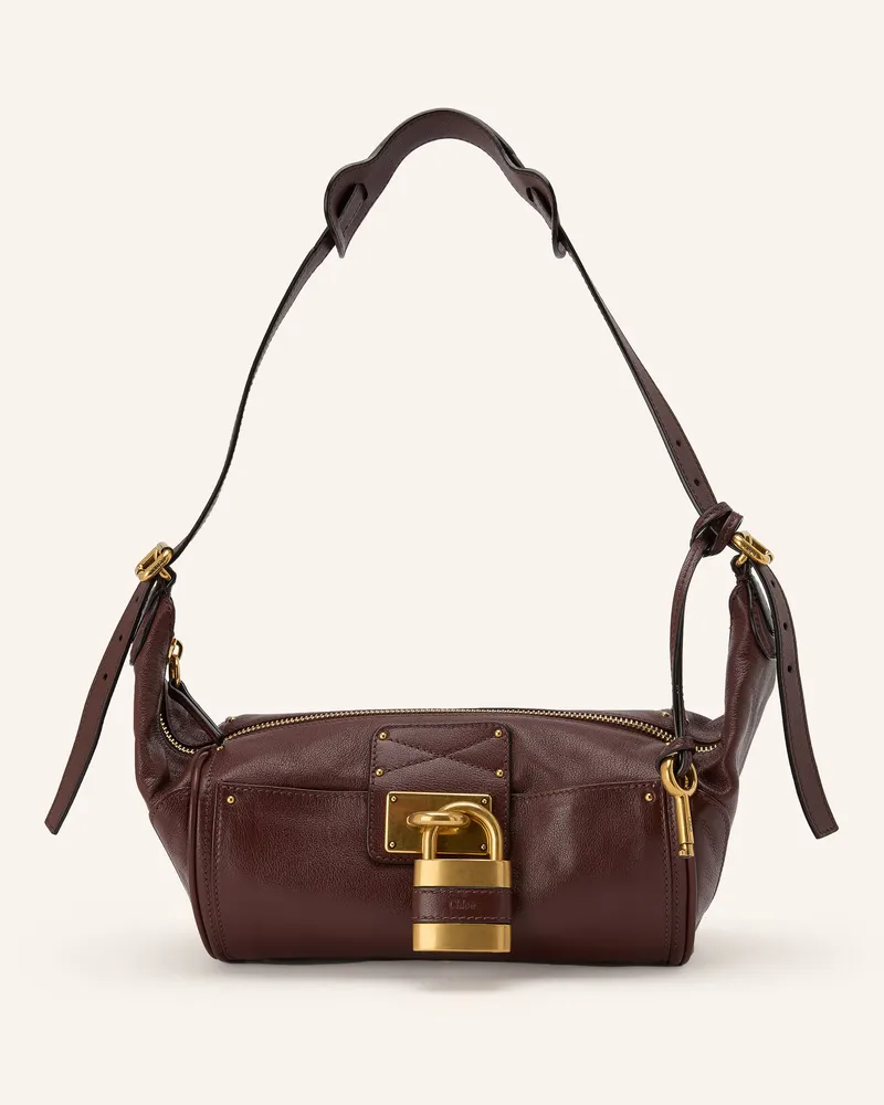 Chloé Schultertasche Paddington Mit Nieten braun 27m