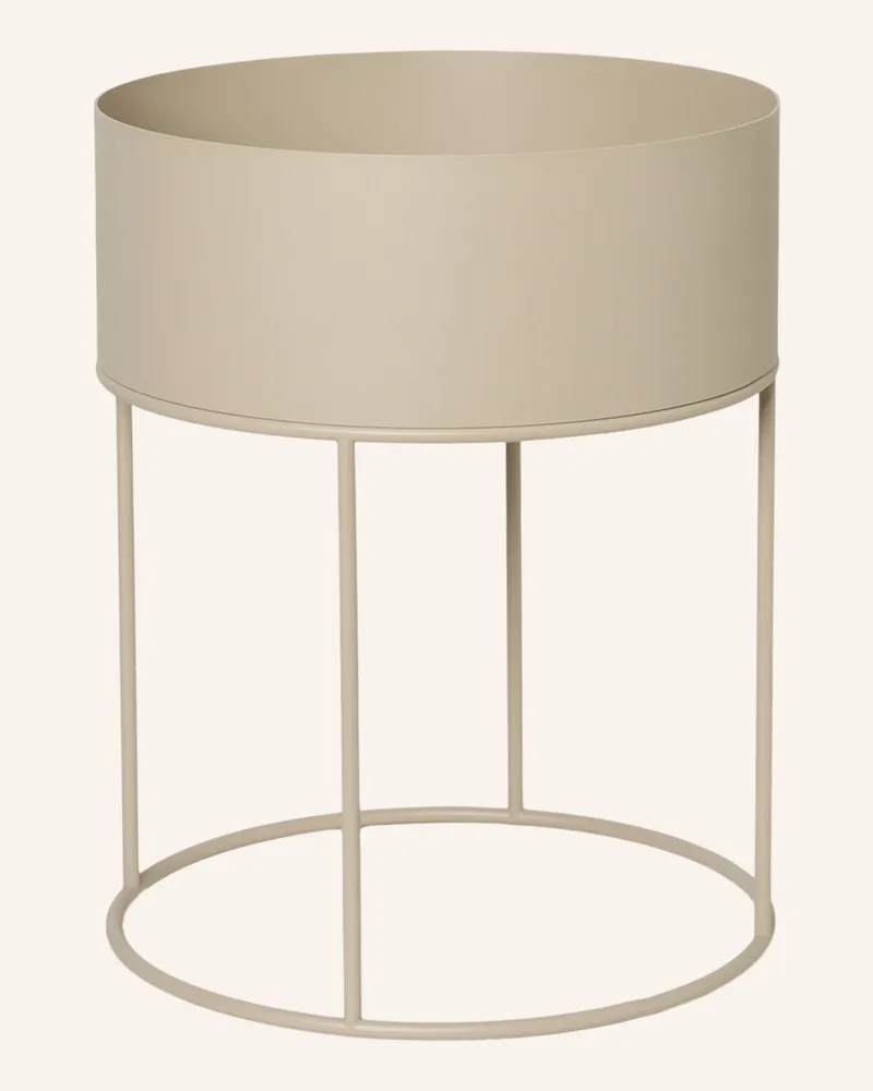 ferm LIVING Blumentopf beige Creme