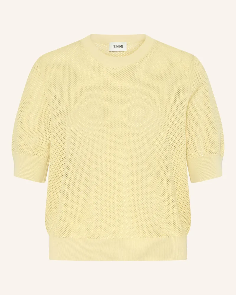 Drykorn Strickshirt Sanidy gelb Hellgelb