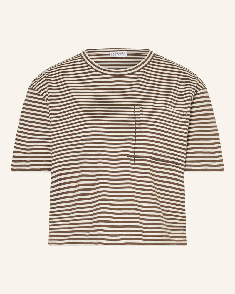 Brunello Cucinelli T-Shirt Braun