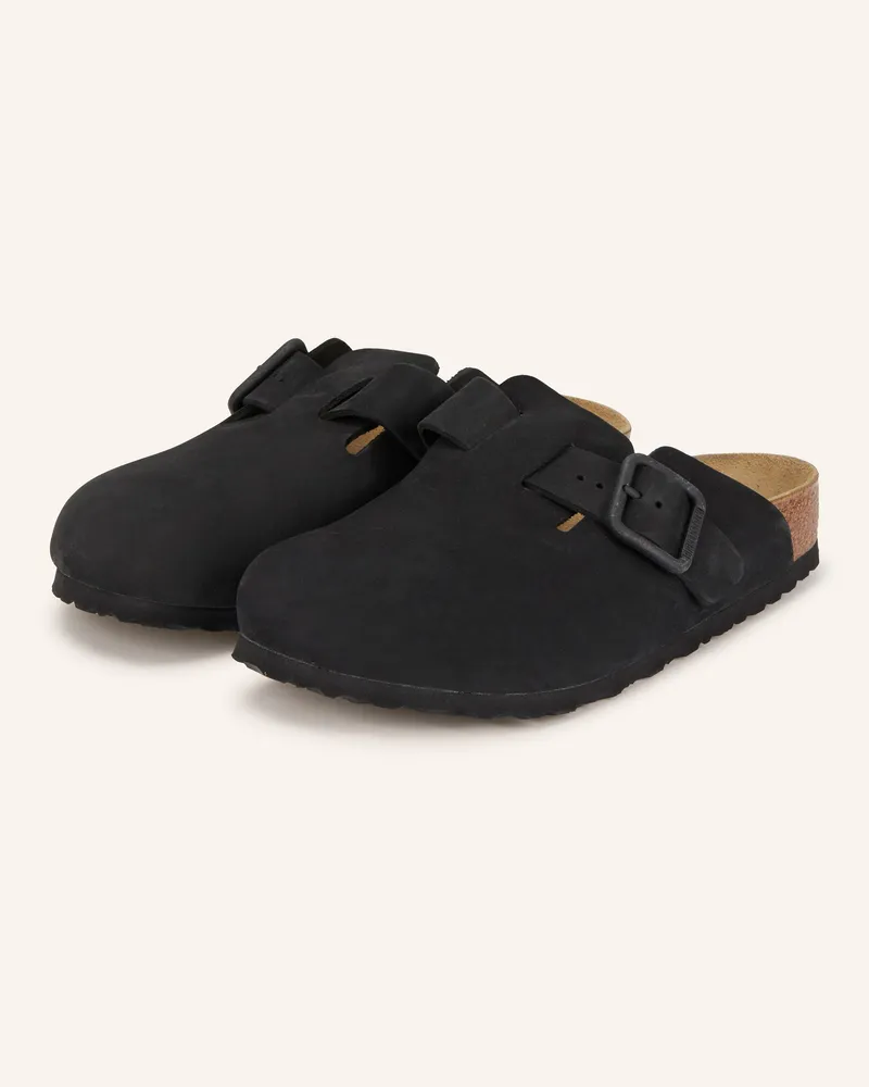 Birkenstock Pantoletten BOSTON WB Schwarz
