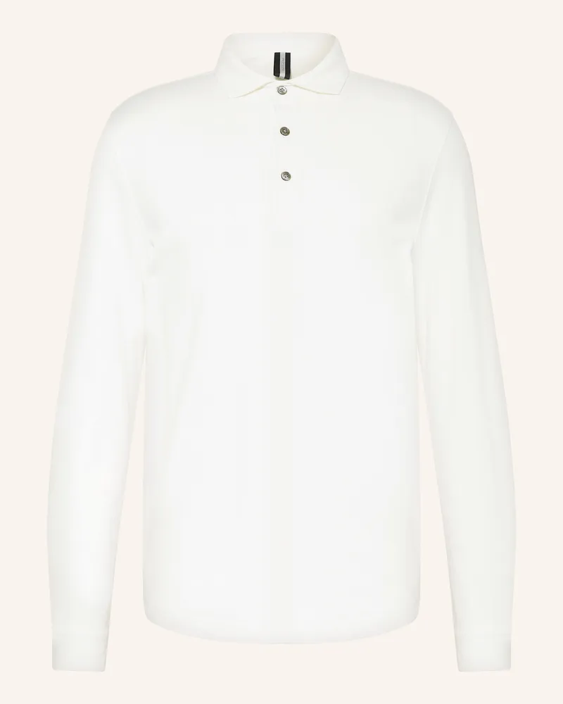 Profuomo Jersey-Poloshirt Weiss