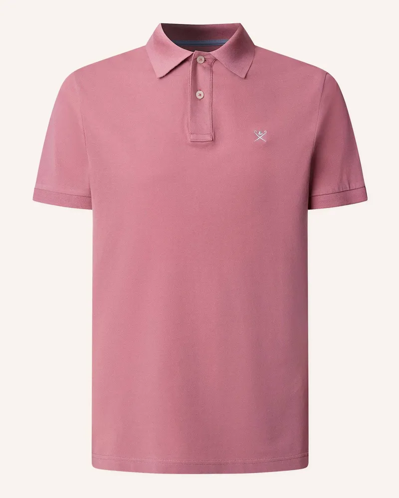 Hackett Piqué-Poloshirt Slim Fit Rot