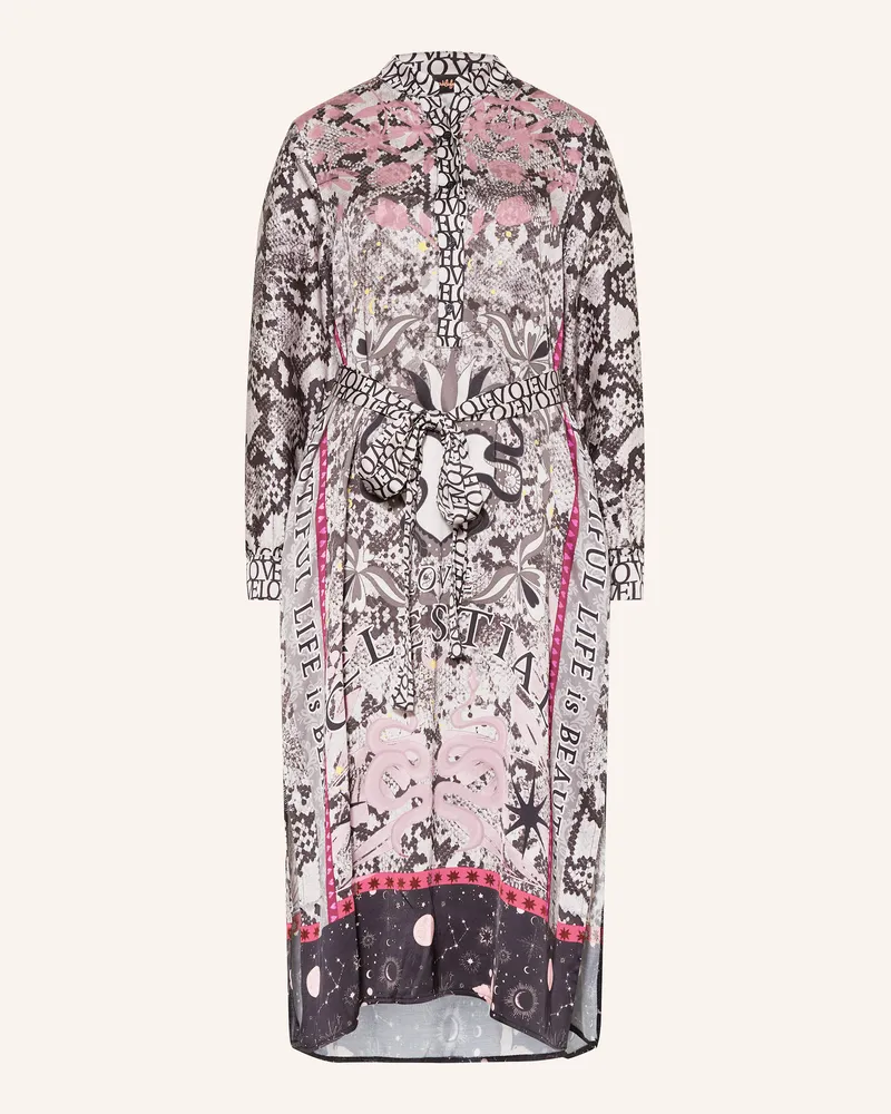 Miss Goodlife Satinkleid Grau