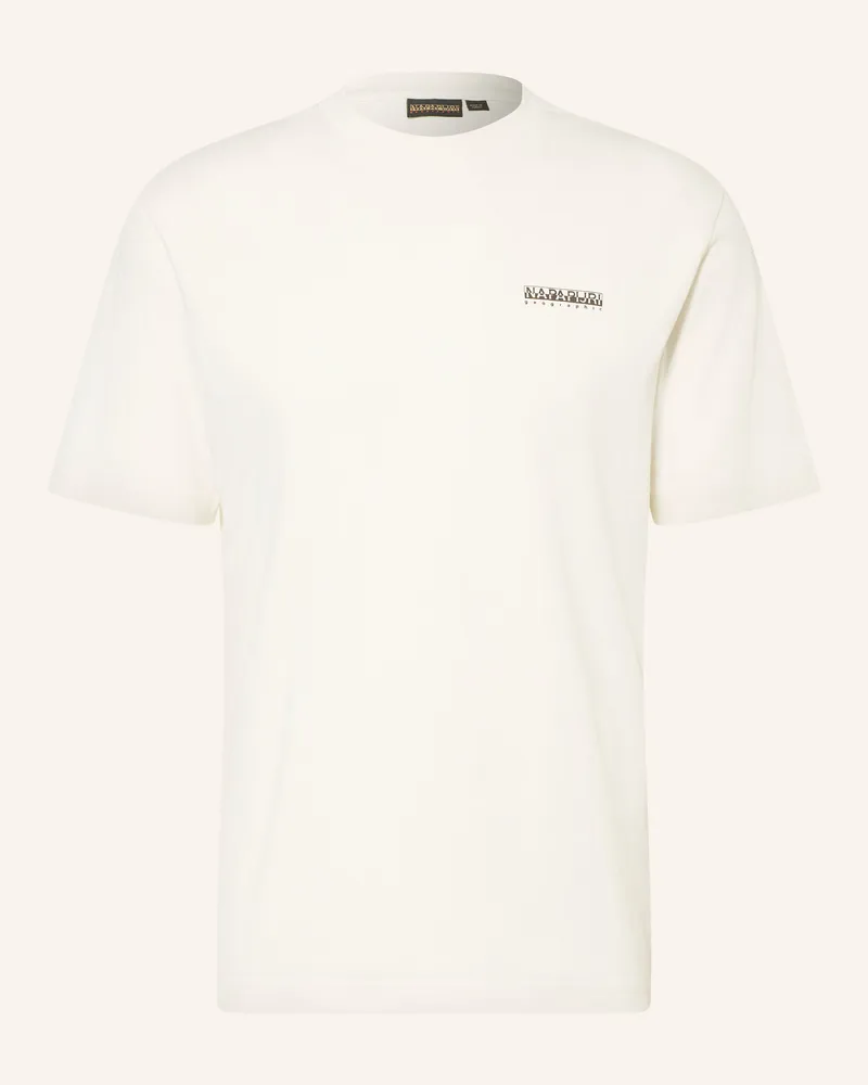 Napapijri T-Shirt weiss Weiss