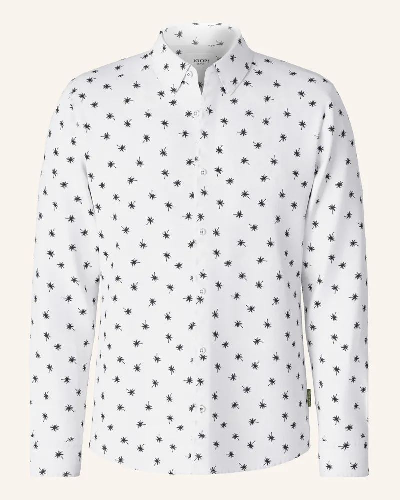 JOOP! Hemd Hansen Regular Fit beige Weiss