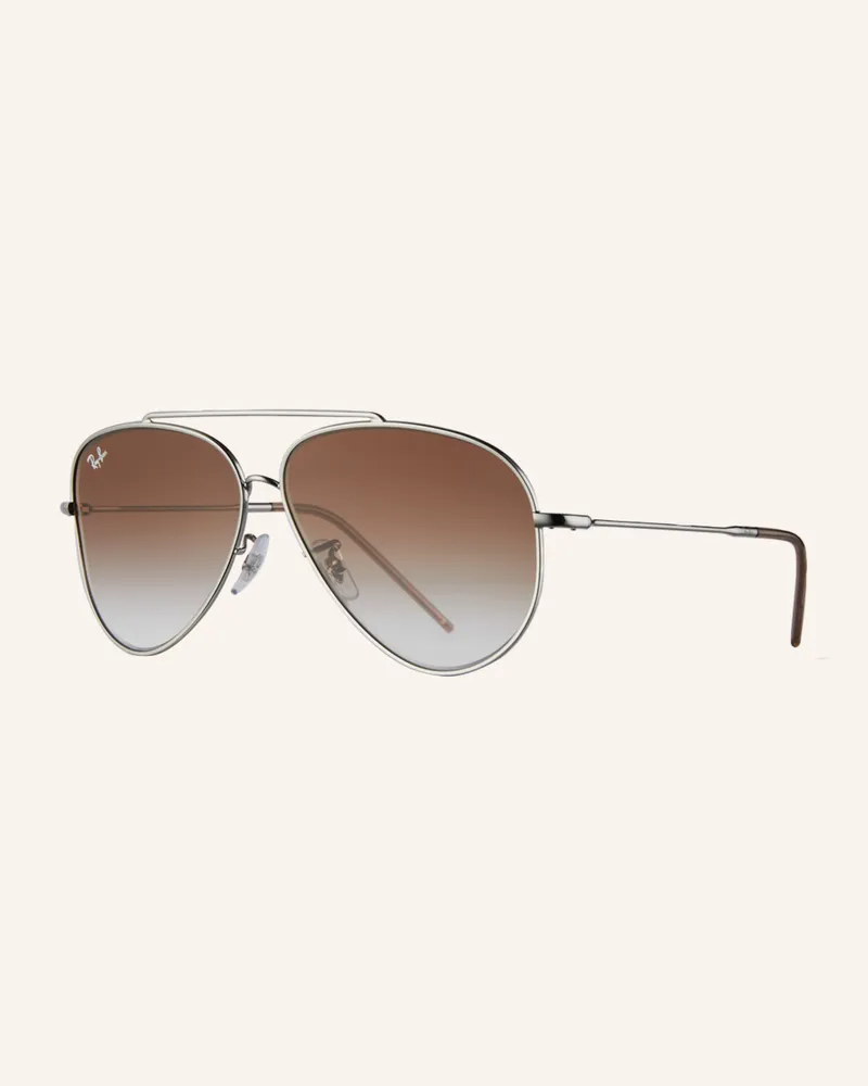 Ray Ban Sonnenbrille Aviator Reverse grau 004