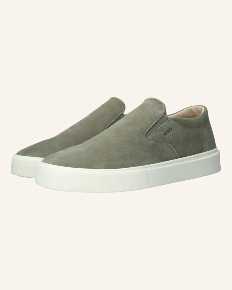 Blackstone Slip-Ons gruen Grün