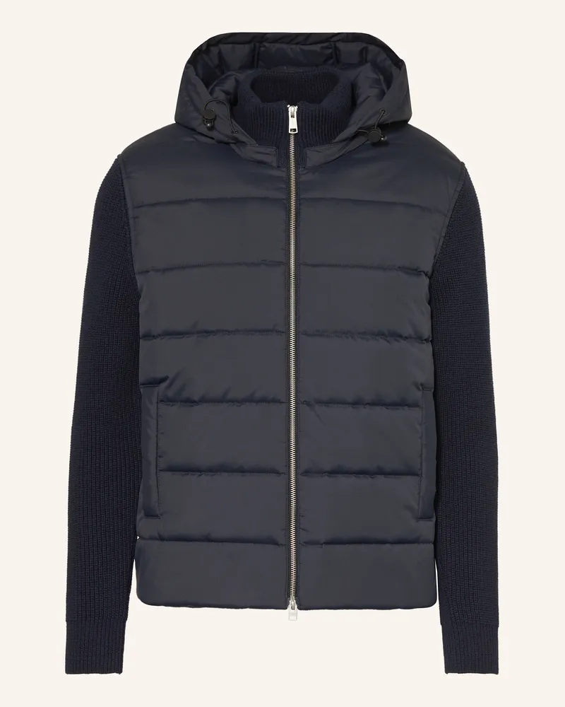 Marc O'Polo Jacke Im Materialmix blau Dunkelblau