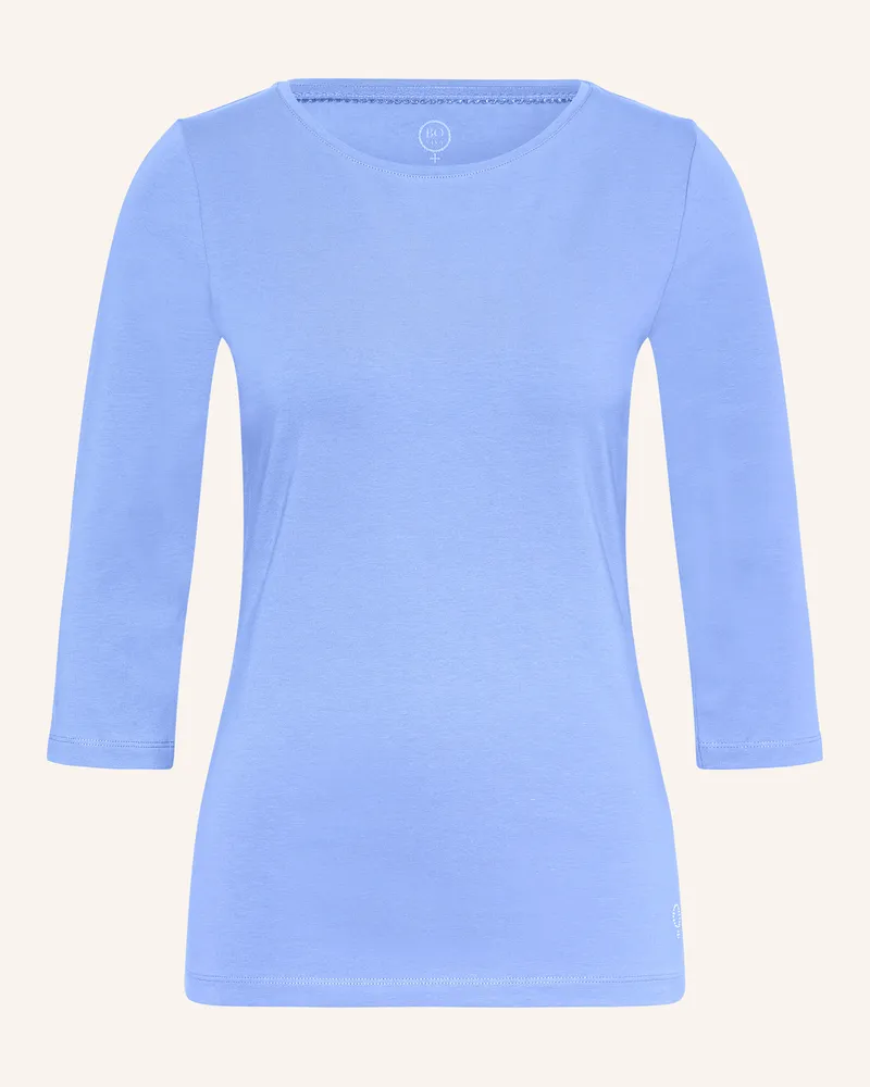 Boviva Shirt mit 3/4-Arm Hellblau