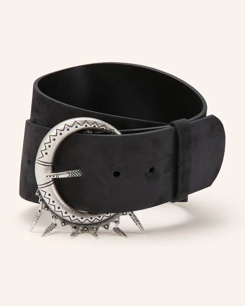 ba&sh Ledergürtel Bruna schwarz Schwarz