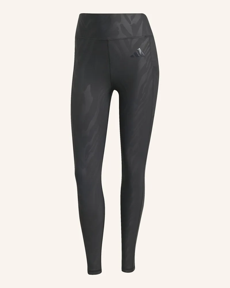adidas OPTIME AOP FULL-LENGTH LEGGINGS Schwarz