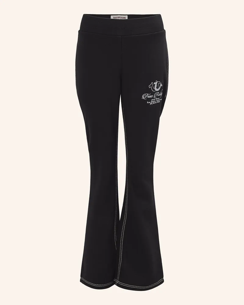 True Religion Flare Sweatpants Schwarz