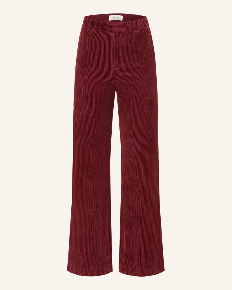 Part Two Cordhose Clarisse rot Dunkelrot