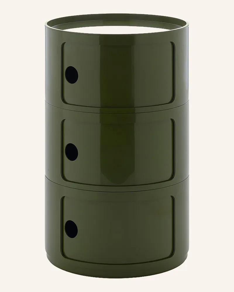 Kartell Beistelltisch Componibili gruen Grün