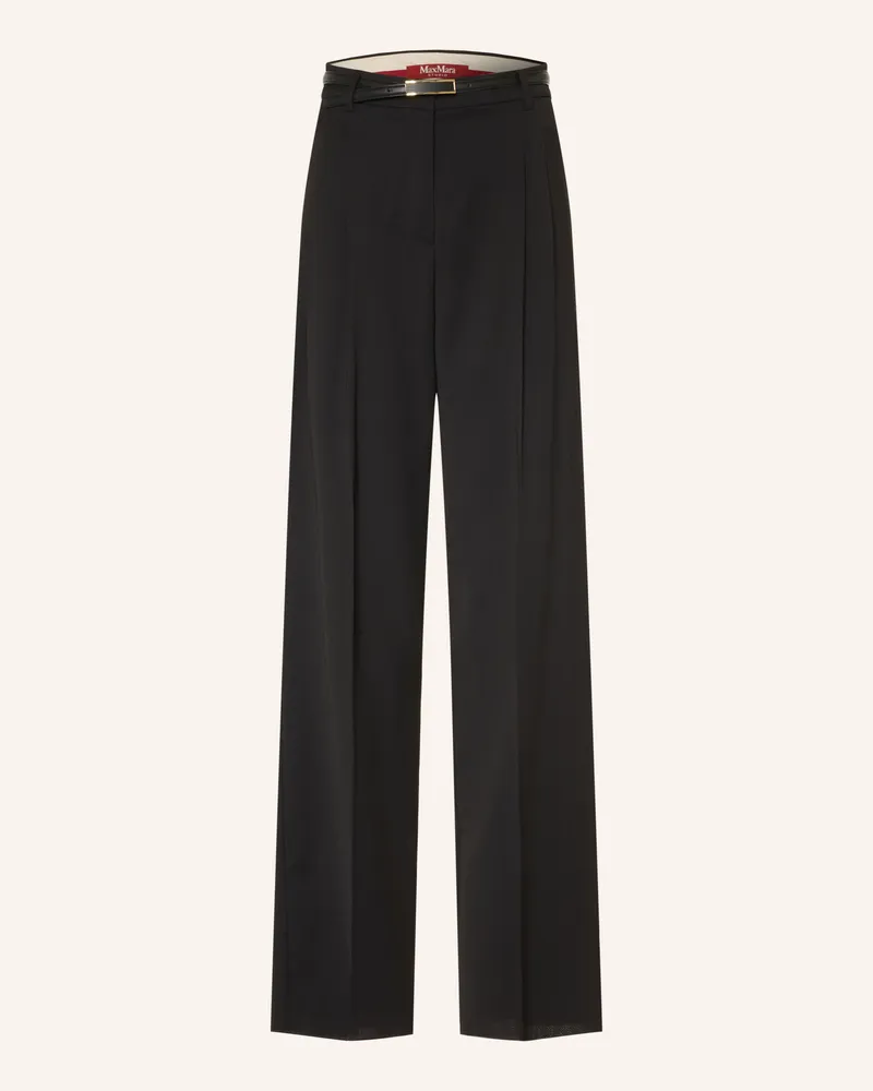 Max Mara Marlenehose Abetaia schwarz Schwarz