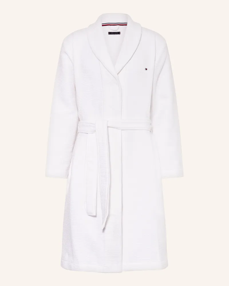 Tommy Hilfiger Herren-Bademantel Weiss