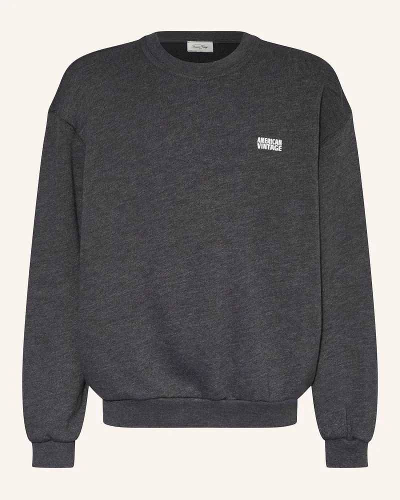 American Vintage Sweatshirt DOVEN Dunkelgrau
