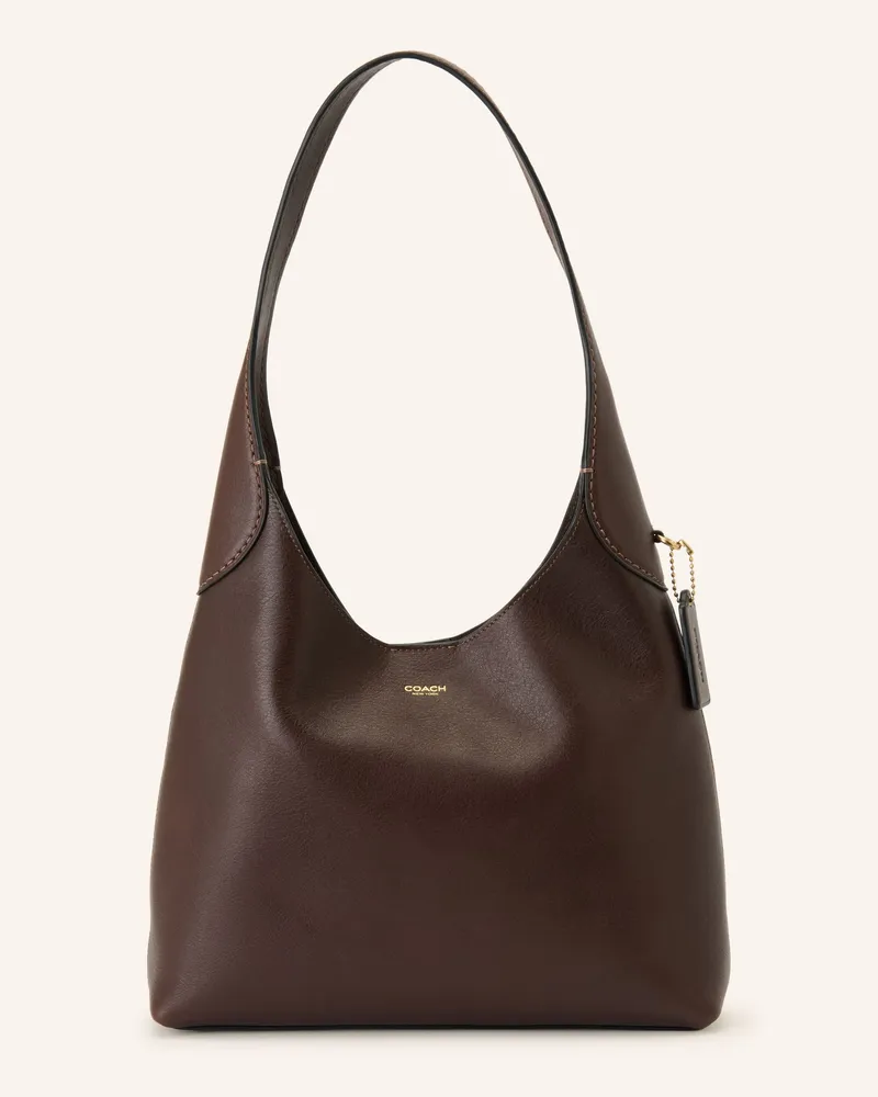 Coach Beuteltasche Brooklyn Small braun Dunkelbraun