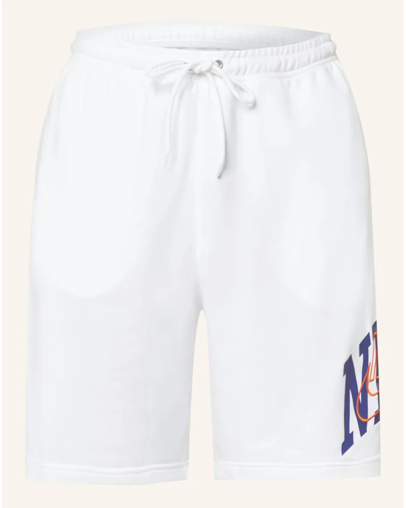 Nike Sweatshorts CLUB Weiss