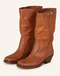 Isabel Marant Biker Boots ADEME - COGNAC Braun