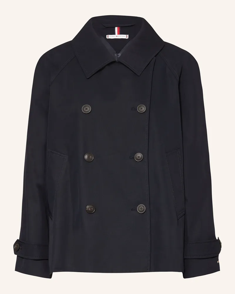 Tommy Hilfiger Trench-Jacke blau Dunkelblau