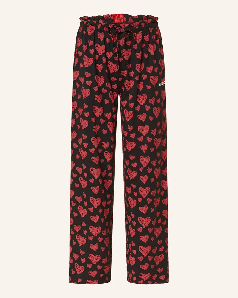 HUGO BOSS Schlafhose NIKKA Schwarz
