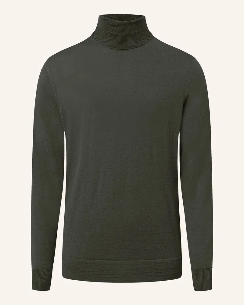 Strellson Rollkragenpullover MAREK Dunkelgrün