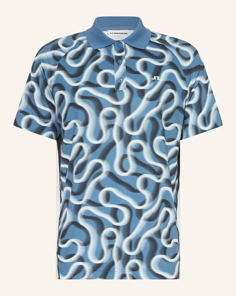 J.Lindeberg Funktions-Poloshirt blau Blau