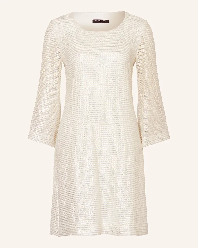 ana alcazar Kleid TUNIC mit 3/4-Arm Silber