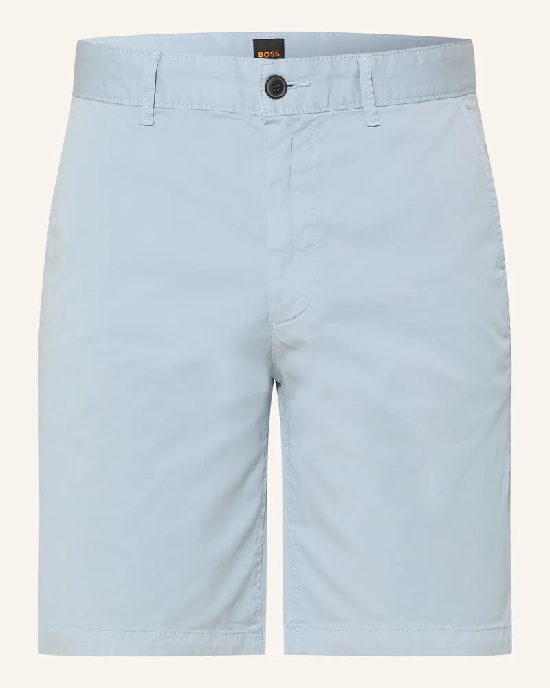 HUGO BOSS Chinoshorts Slim Fit Hellblau