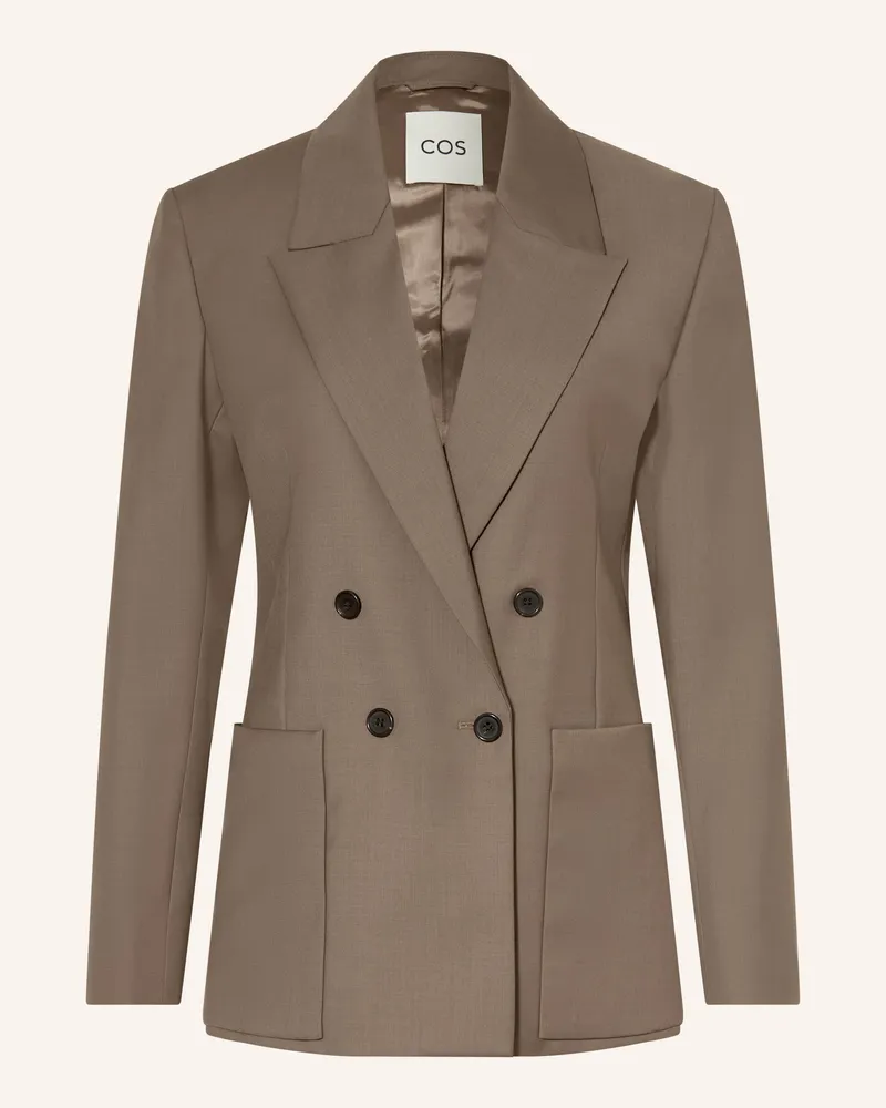 COS Blazer grau Taupe