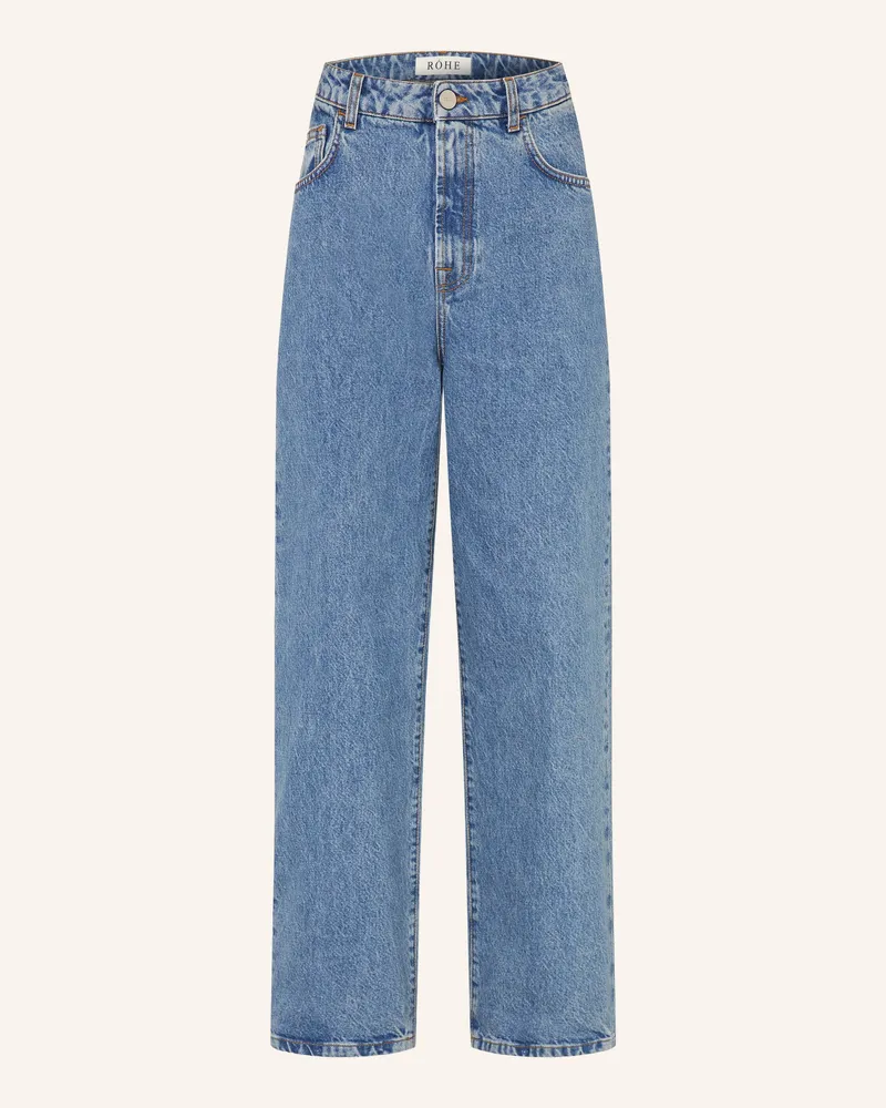 Róhe Wide Leg Jeans Bruun blau Heritage