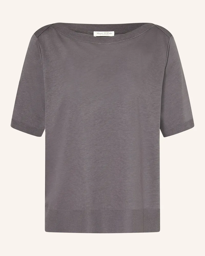 Marc O'Polo Strickshirt Dunkelgrau