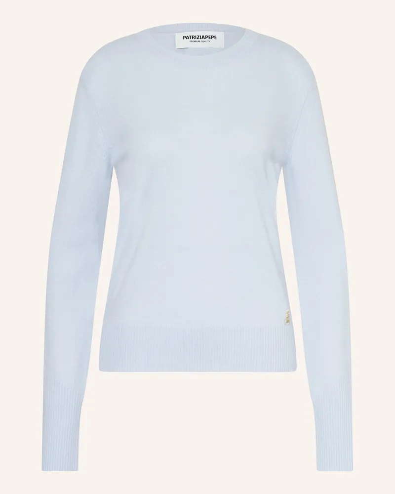 Patrizia Pepe Cashmere-Pullover Hellblau