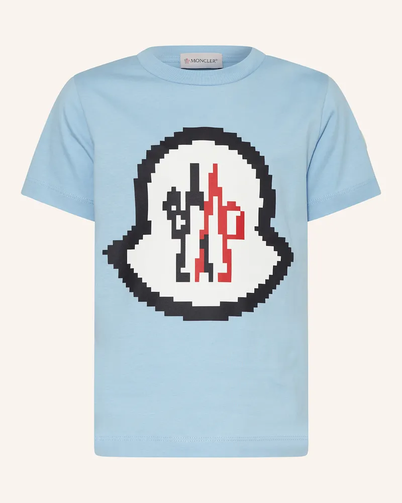 Moncler T-Shirt Hellblau