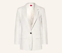 Blazer Anettea Mit Leinen grau