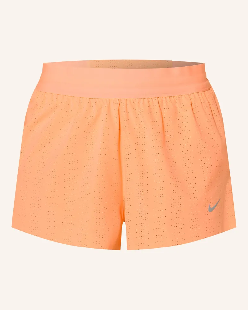 Nike 2-In-1-Laufshorts Swift orange Neonorange