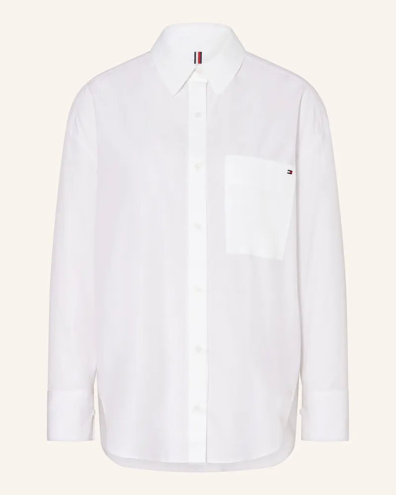 Tommy Hilfiger Hemdbluse weiss Weiss