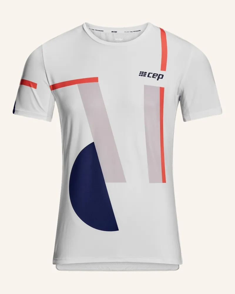 CEP Laufshirt The Run Short Sleeve weiss Weiss