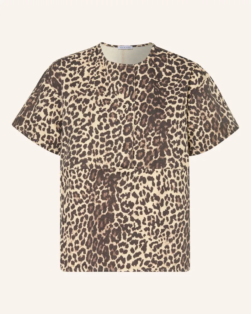 Mrs & HUGS Blusenshirt Beige