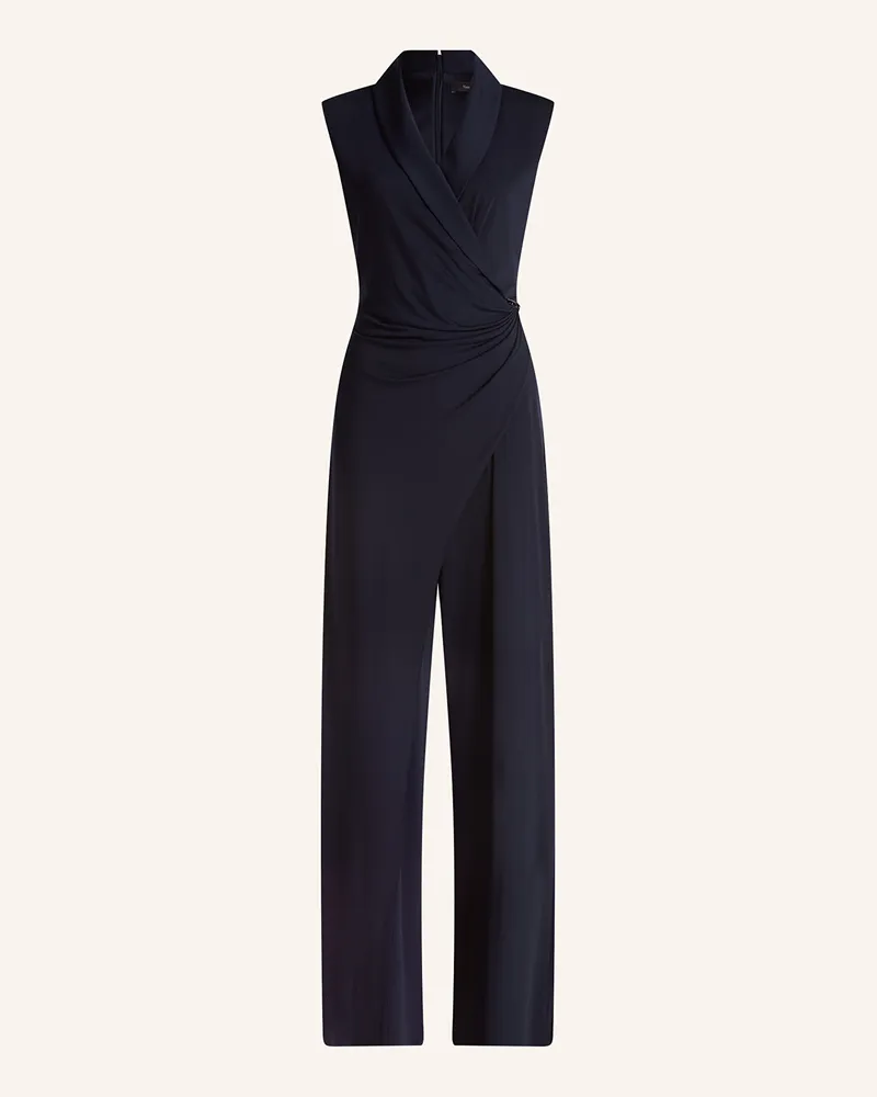 Vera Mont Jumpsuit in Wickeloptik Dunkelblau