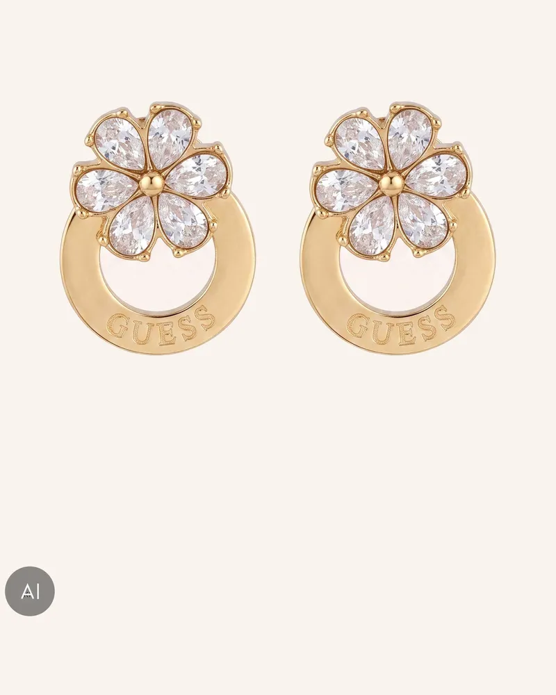 Guess Ohrring gold Gold