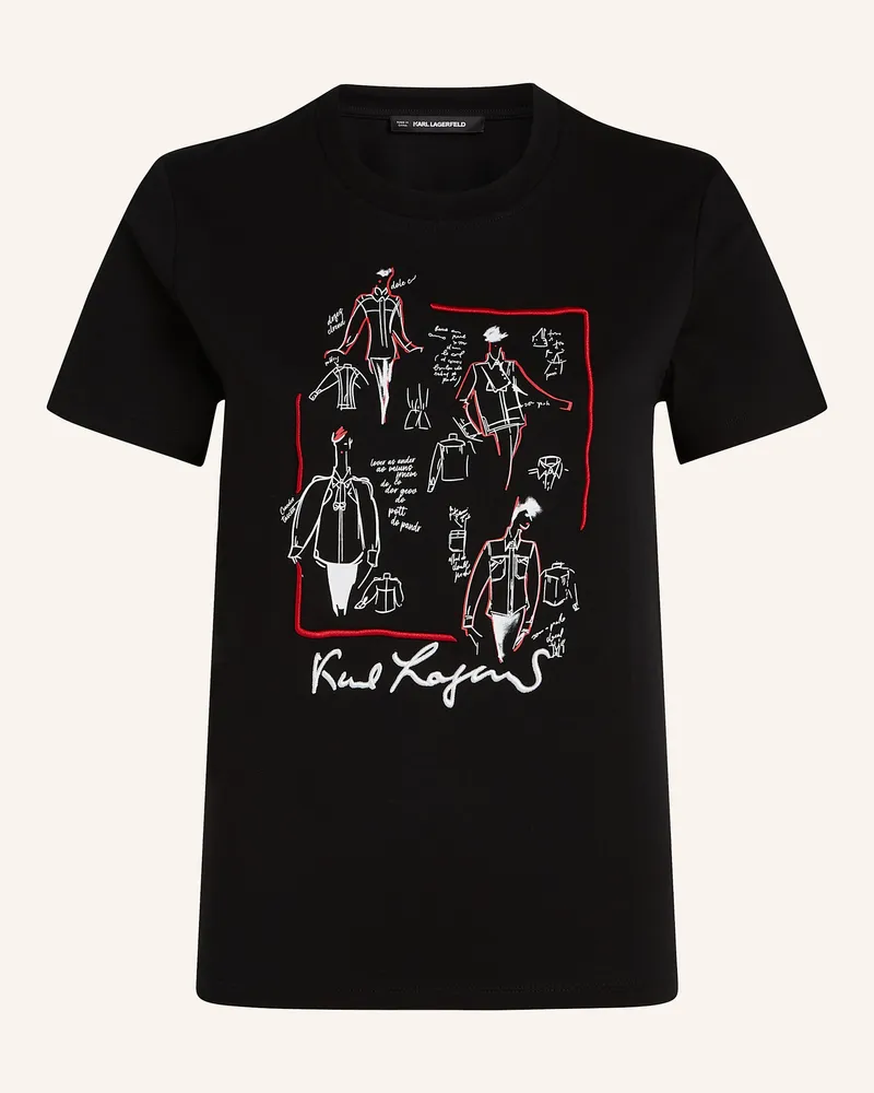 Karl Lagerfeld T-shirt Schwarz