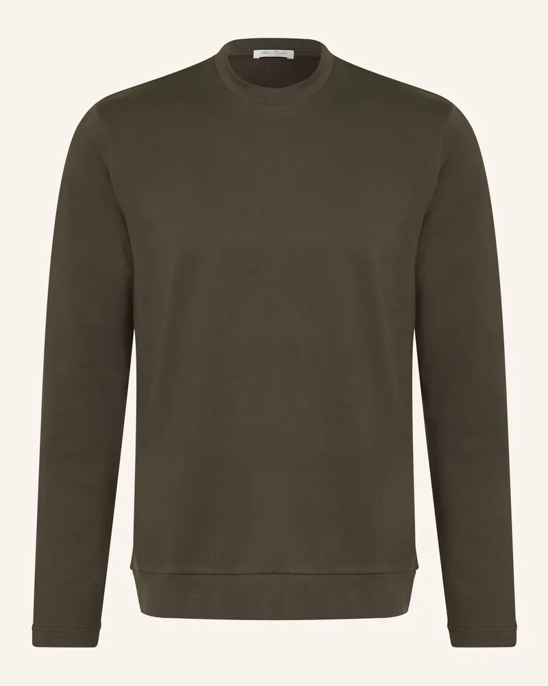 Stefan Brandt Sweatshirt Eder braun Dunkelbraun