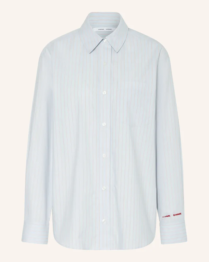 Samsøe & Samsøe Hemdbluse Salova blau Hellblau