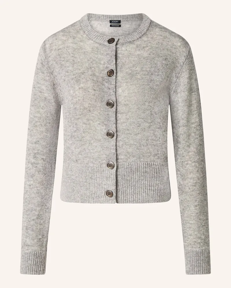 JOOP! Strickjacke KARINA aus Cashmere Grau