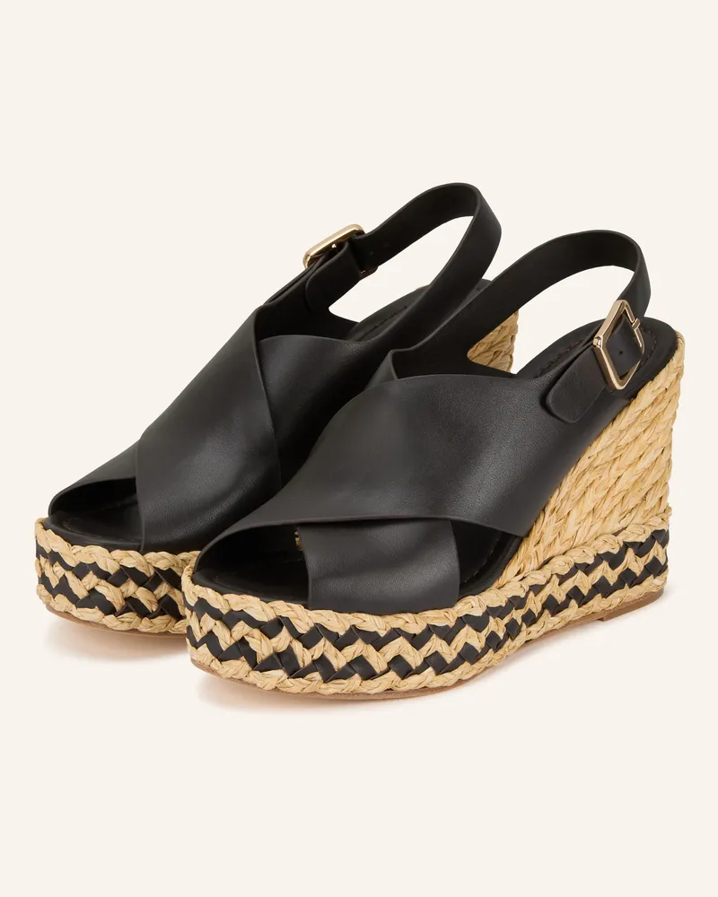 Paloma Barceló Plateau-Wedges Oda braun Schwarz
